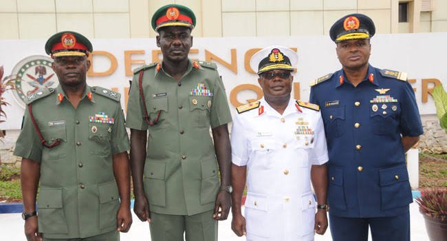 retired service chiefs in Nigeria