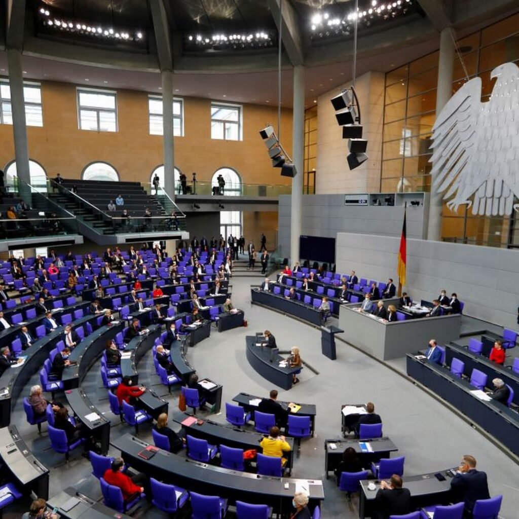 Bundestag parliament building