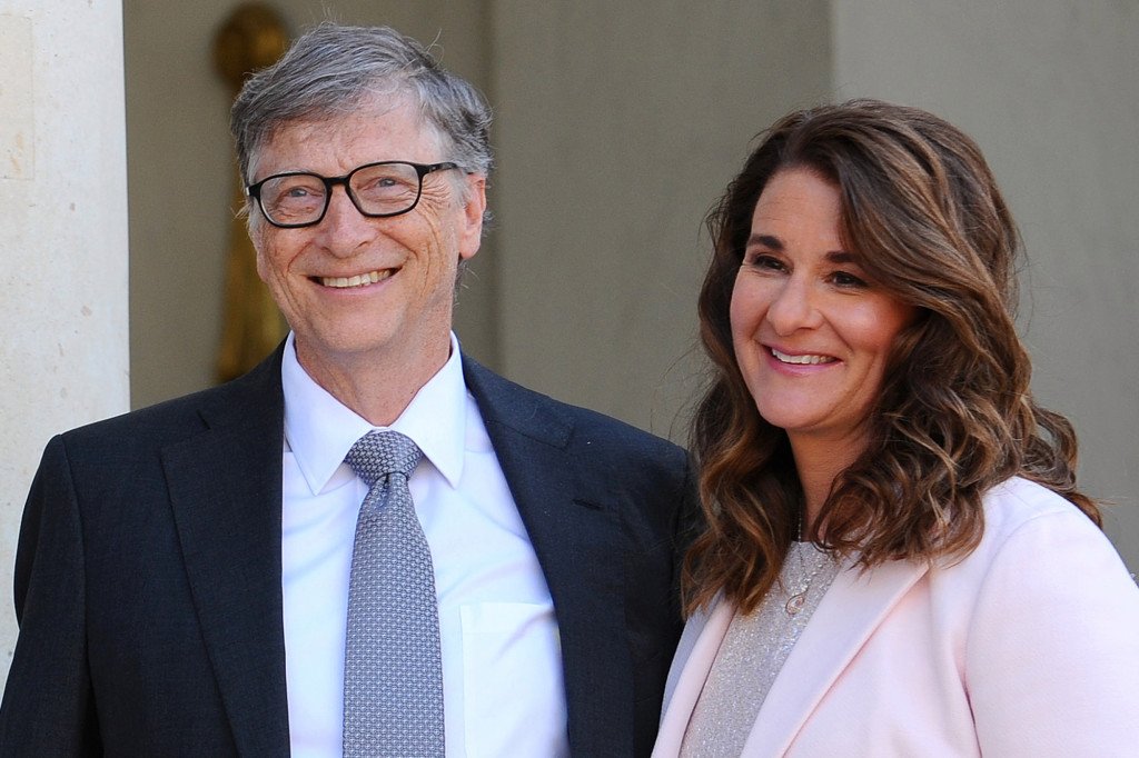 Bill Gates and his wife Melinda