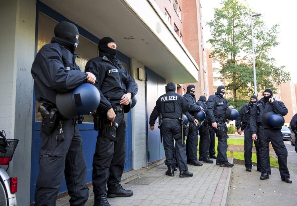 German police fraud raids