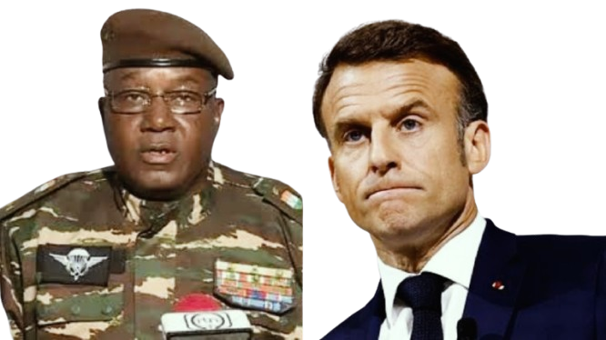 Nigeria and France Presidents