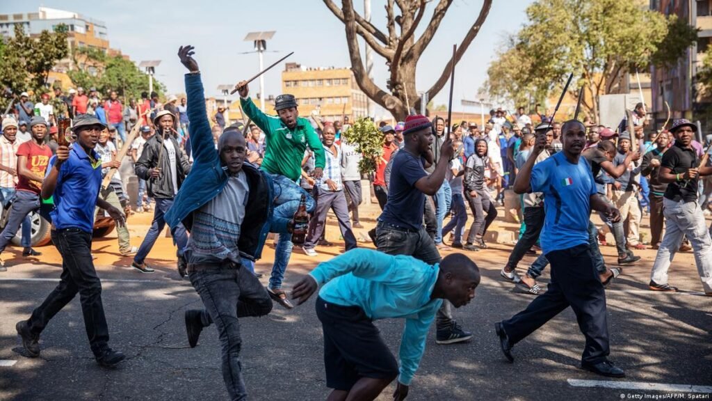 African unity protest against xenophobia in South Africa