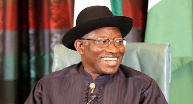Alt Text Former President Goodluck Jonathan during a public appearance amid discussions about the 2027 presidential election in Nigeria.