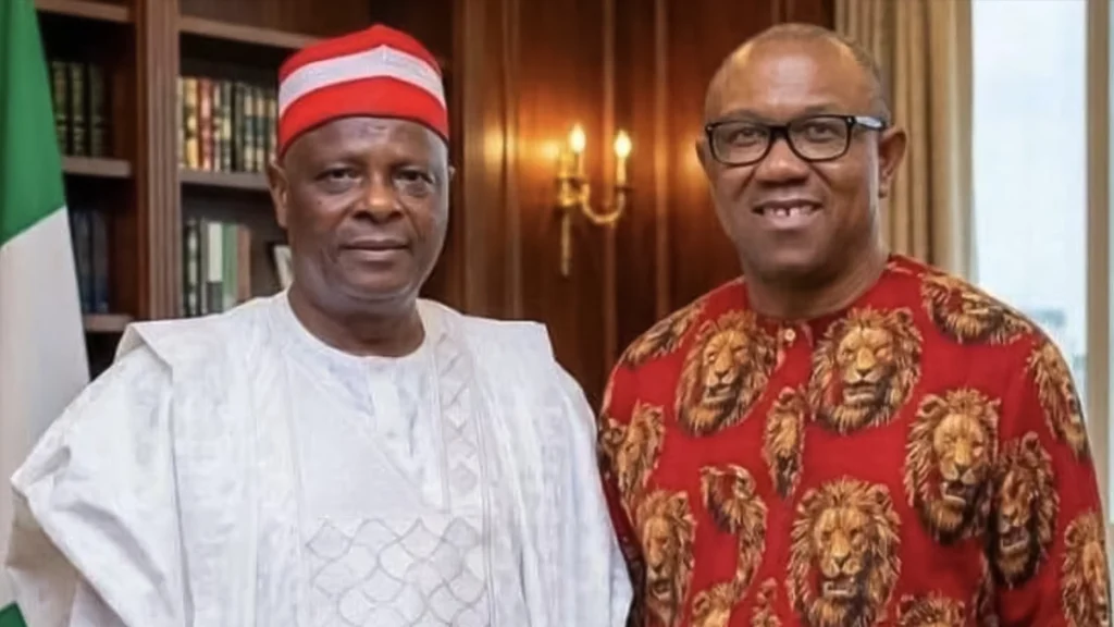 Peter Obi and Rabiu Kwankwaso political alliance ahead of Nigeria 2027 election