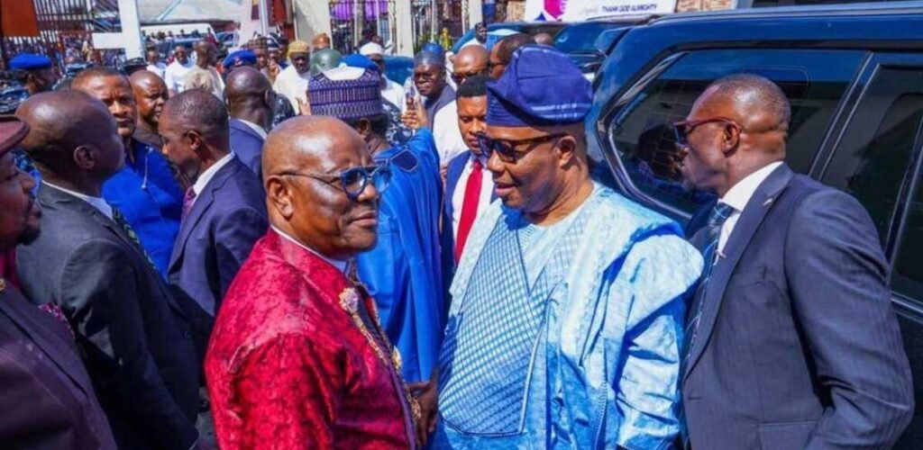 Nyesom Wike and APC governors clash over the Rainbow Coalition ahead of Nigeria's 2027 election