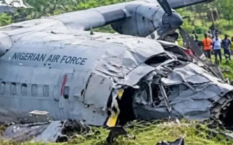 Nigerian Air Force aircraft crash in Ondo State